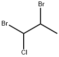 1,2-ジブロモ-1-クロロプロパン 化学構造式