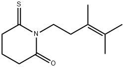 2-Piperidinone,  1-(3,4-dimethyl-3-pentenyl)-6-thioxo-  (9CI) Structure