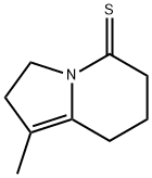 5(3H)-Indolizinethione,  2,6,7,8-tetrahydro-1-methyl- Structure
