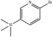 2-bromo-5-trimethylsilylpyridine Structure