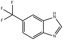 5-TRIFLUOROMETHYL-1H-BENZIMIDAZOLE Struktur