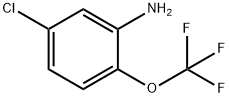 5-氯-2-三氟甲氧基苯胺 结构式