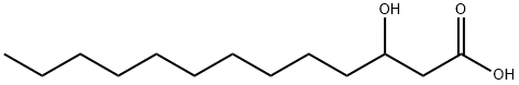 3-ヒドロキシトリデカン酸 化学構造式