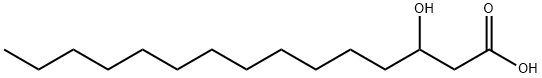 3-ヒドロキシペンタデカン酸 化学構造式