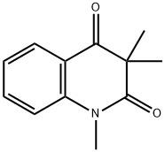 1,3,3-トリメチルキノリン-2,4(1H,3H)-ジオン 化学構造式