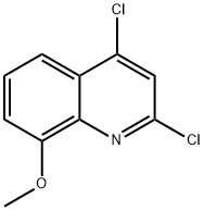 2,4-DICHLORO-8-METHOXYQUINOLINE Struktur