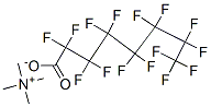 全氟辛酸四甲铵盐,32609-65-7,结构式