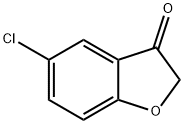 5-クロロ-2,3-ジヒドロベンゾフラン-3-オン 塩化物 化学構造式
