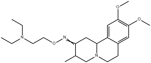1,3,4,6,7,11b-Hexahydro-9,10-dimethoxy-3-methyl-2H-benzo[a]quinolizin-2-one O-[2-(diethylamino)ethyl]oxime|
