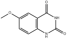 6-メトキシキナゾリン-2,4-ジオール 化学構造式