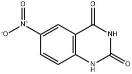 2,4-DIHYDROXY-6-NITROQUINAZOLINE 化学構造式
