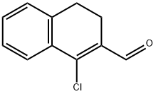 1-クロロ-3,4-ジヒドロ-2-ナフタレンカルボアルデヒド 化学構造式