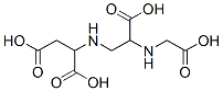 2-[[2-カルボキシ-2-[(カルボキシメチル)アミノ]エチル]アミノ]ブタン二酸 化学構造式