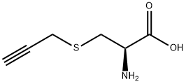 (R)-2-氨基-3-(2-丙炔基巯基)丙酸, 3262-64-4, 结构式