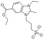 3-[6-(ETHOXYCARBONYL)-3-ETHYL-2-METHYL-3H-BENZIMIDAZOL-1-IUM-1-YL]PROPANE-1-SULFONATE 结构式