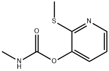 Carbamic acid, methyl-, 2-(methylthio)-3-pyridyl ester (8CI) Struktur