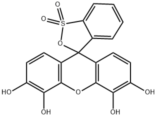 邻苯三酚红 结构式