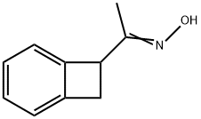 1-(ビシクロ[4.2.0]オクタ-1,3,5-トリエン-7-イル)エタノンオキシム 化学構造式