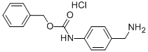 BENZYL 4-(AMINOMETHYL)PHENYL CARBAMATE HYDROCHLORIDE Structure