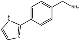 4-(1H-イミダゾール-2-イル)ベンジルアミン 化学構造式