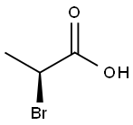 (S)-(-)-2-ブロモプロピオン酸 化学構造式