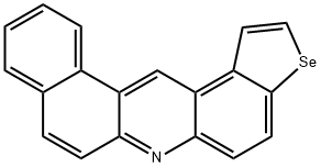 ベンゾ[a]セレノフェノ[2,3-j]アクリジン 化学構造式