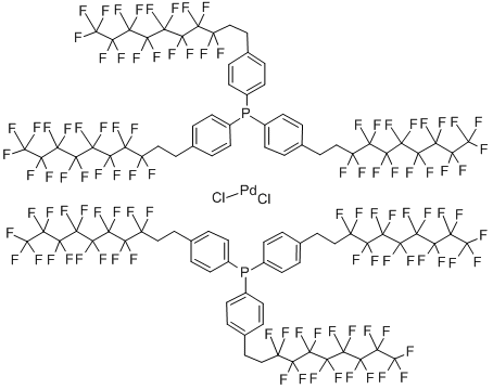 BIS(TRIS(4-(H4-PERFLUORODECYL)PHENYL)PH& Struktur