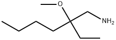 2-乙基-2-甲氧基己-1-胺 结构式