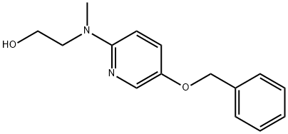 2-[(5-Benzyloxypyridin-2-yl)methylamino]ethanol Structure