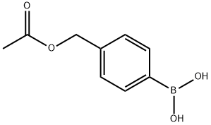 (4-乙酰氧基甲基)苯基硼酸, 326496-51-9, 结构式