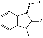 (3E)-3-hydroxyimino-1-methyl-indol-2-one Structure