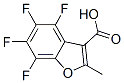 4,5,6,7-TETRAFLUORO-2-METHYL-1-BENZOFURAN-3-CARBOXYLIC ACID Struktur