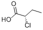 (S)-2-クロロ酪酸 化学構造式