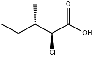 (2S,3S)-2-CHLORO-3-METHYL-N-VALERIC ACID Structure