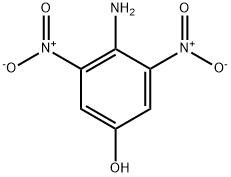 3,5-Dinitro-4-aminophenol 结构式
