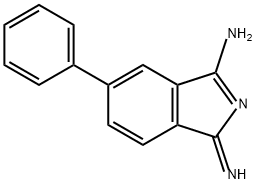 1-Imino-6-phenyl-1H-isoindole-3-amine 结构式