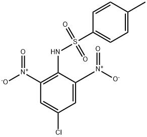 N-(4-Chloro-2,6-dinitrophenyl)-4-methylbenzenesulfonamide 结构式