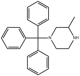 1-Trityl-3-Methylpiperazine Structure