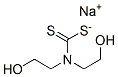 sodium (bis(2-hydroxyethyl)amino)methanedithioate 结构式