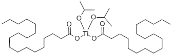 bis(propan-2-olato)bis(stearato-O)titanium Struktur