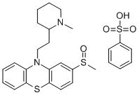 メソリダジンベシレート 化学構造式