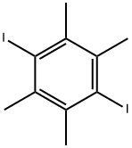 1,4-ジヨード-2,3,5,6-テトラメチルベンゼン 化学構造式