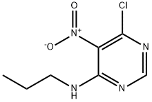 6-氯-5-硝基-N-丙基嘧啶-4-胺 结构式
