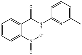 N-(6-甲基-吡啶-2-基)-2-硝基-苯甲酰胺, 326901-31-9, 结构式