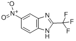 5-ニトロ-2-(トリフルオロメチル)-1H-ベンズイミダゾール 化学構造式