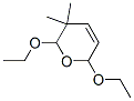 2H-Pyran, 2,6-diethoxy-3,6-dihydro-3,3-dimethyl- Structure
