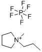 1‐メチル‐1‐プロピルピロリジニウムヘキサフルオロホスフェート 化学構造式