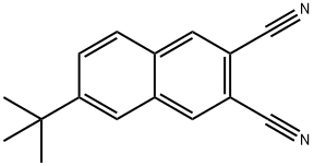 6-叔丁基-2,3-二氰基萘,32703-82-5,结构式