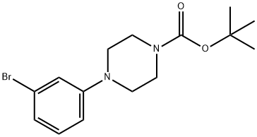 4-(3-BROMO-PHENYL)-PIPERAZINE-1-CARBOXYLIC ACID TERT-BUTYL ESTER Structure