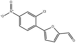 5-(2-氯-4-硝基苯基)-呋喃-2-甲醛,327049-94-5,结构式